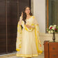 ANARKALI - Pure Georgette Anarkali suit of huge flair with Lace Border