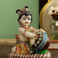 Lord Krishna Makhan Chor Idol Sculpture Statue Figurine Showpiece (19 x 15 x 9 cm) - Decoration Items for Home Decor Living Room Mandir Temple Pooja Room Table Decorative Gifts