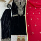 Heavy Viscose Velvet With Heavy Embroidery Sequence Work With Full Sleeves