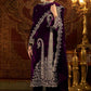 Heavy Viscose Velvet With Heavy Embroidery Sequence Work With Full Sleeves