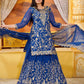 Fox georgette with Sequence Embroidery Work