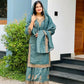 Heavy Crunchy Silk With Heavy Embroidery-Sequence Work With Full Sleeves