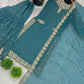 Heavy Crunchy Silk With Heavy Embroidery-Sequence Work With Full Sleeves