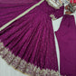 Heavy Pur Vichitra Silk With Embroidery 5 mm Sequence Work