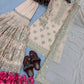 Heavy Faux Georgette With Heavy Embroidery 5 mm Sequence Work