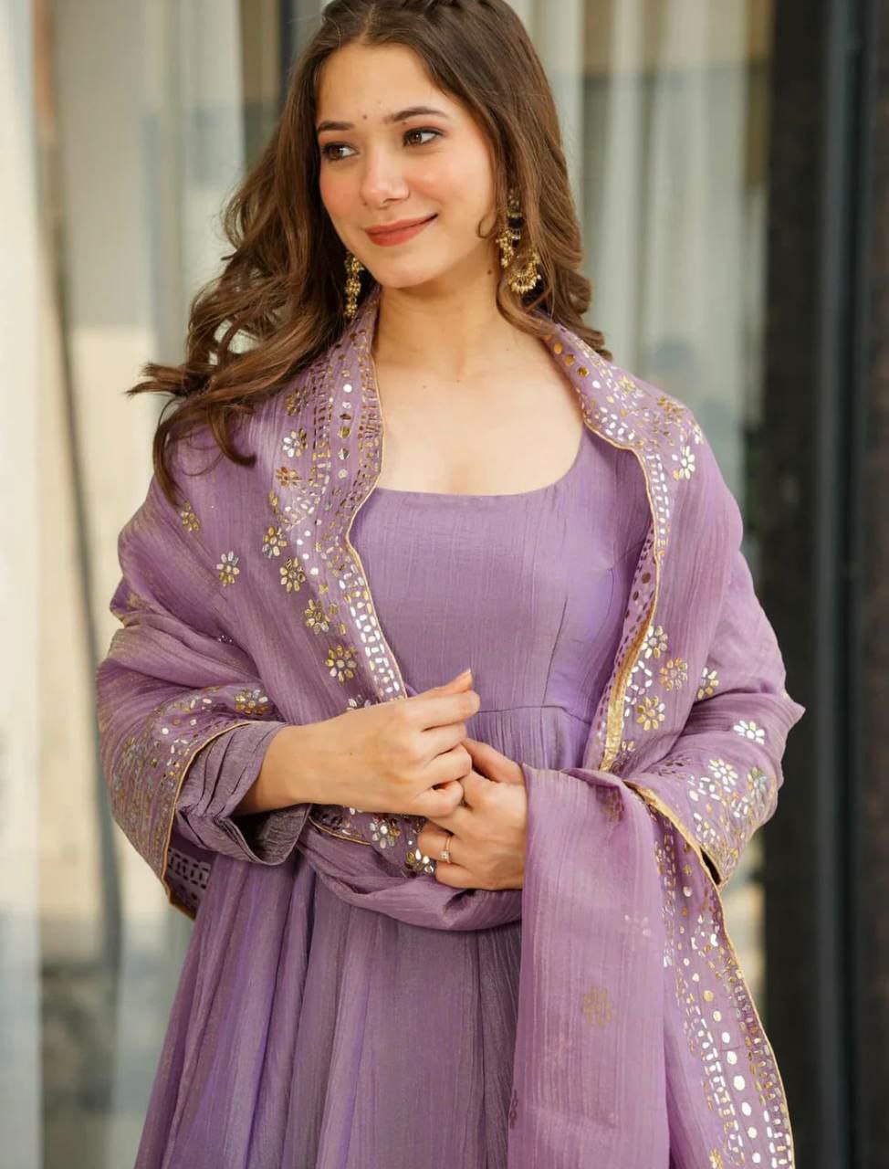 Heavy Fandy Silk With Full Sleeves