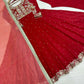 Heavy Pur Chinon Silk With Embroidery 5 mm Sequence Work