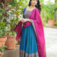 Vichitra Silk With jacquard Zari Weaving