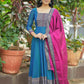 Vichitra Silk With jacquard Zari Weaving