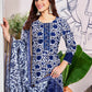 Rayon Print with Embroidery & Sequence Work