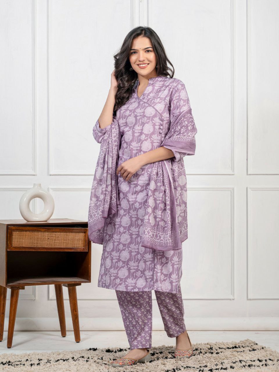 Beat the heat with our lightweight and breathable Kurti set