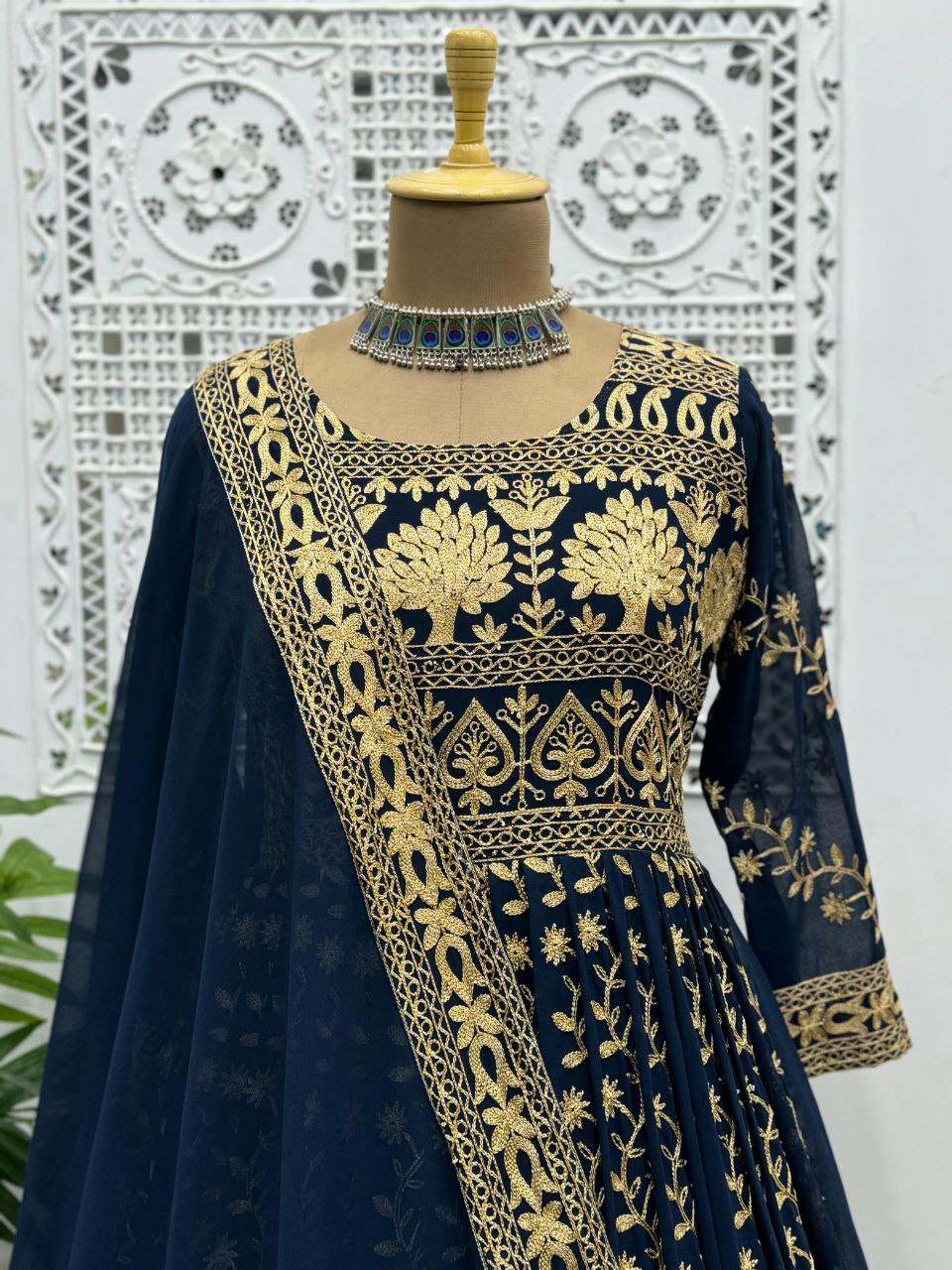 PRESENTING 3 PIECE ANARKALI GOWN AND LEHENGA WITH BEAUTIFUL DUPATTA