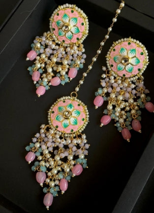 Ear Ring and Mangtika set