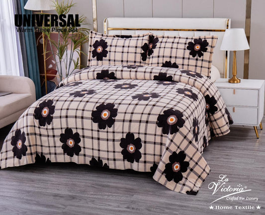 Three PC WARM BEDSHEET SET  KING SIZE