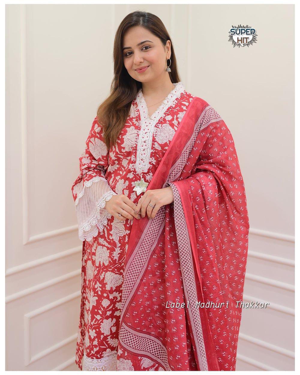 beautiful Pakistani cotton suit