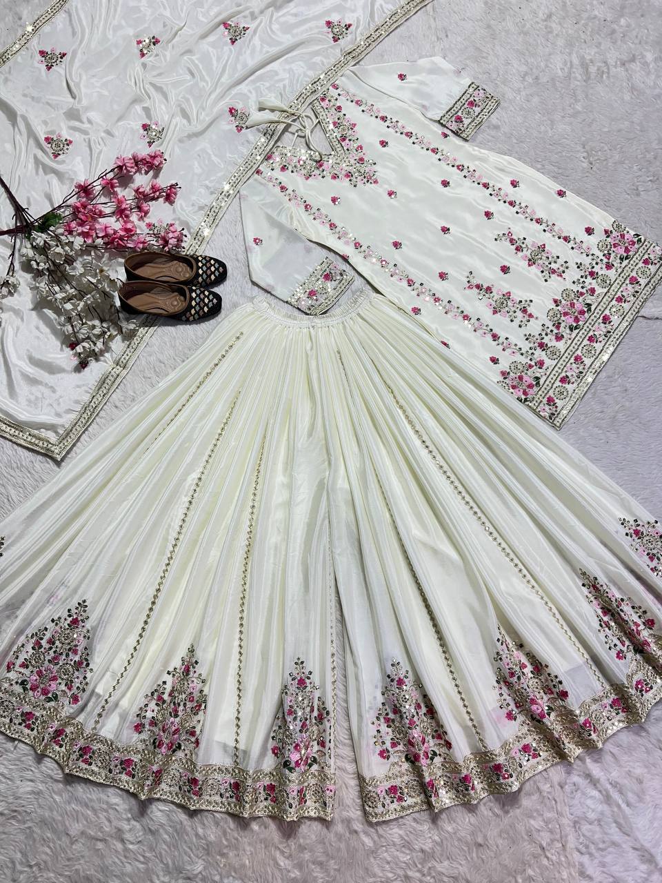 PREE ORDER -Chinnon Silk With *Heavy Embroidery Coding