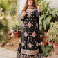 Faux Georgette with inner Work :- Thred &amp; Sequnce with Fancy Lace