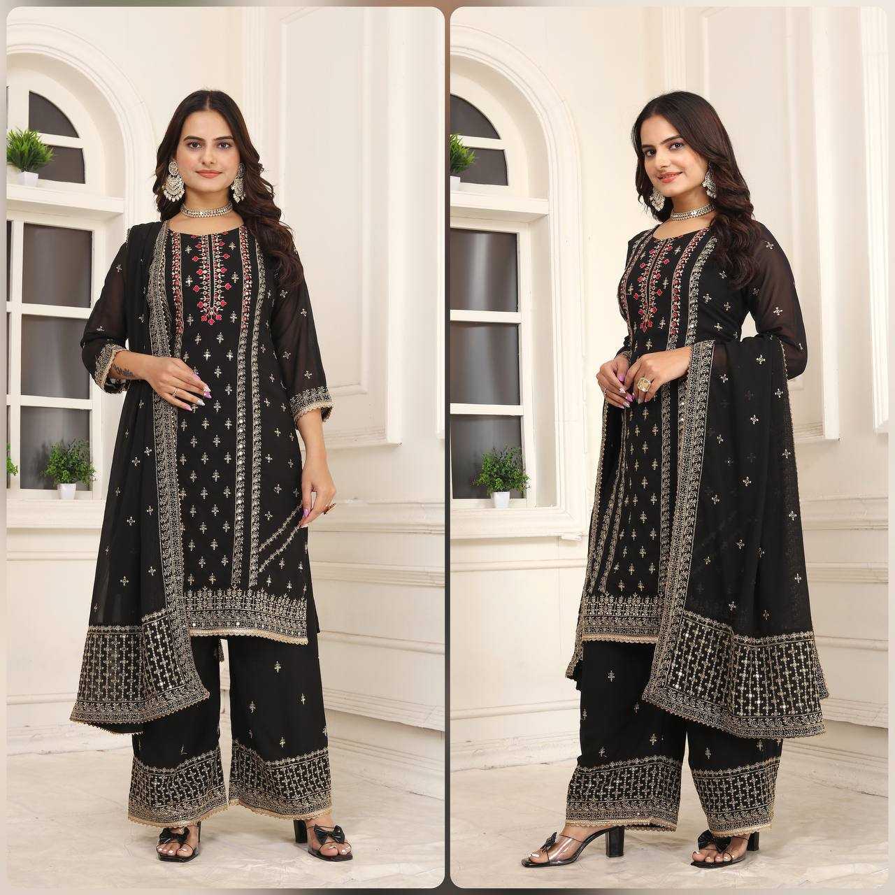 SUITS & DRESSES WHOLESALE GEORGETTE EMBROIDERY PAKISTANI SUITS MANUFACTURER