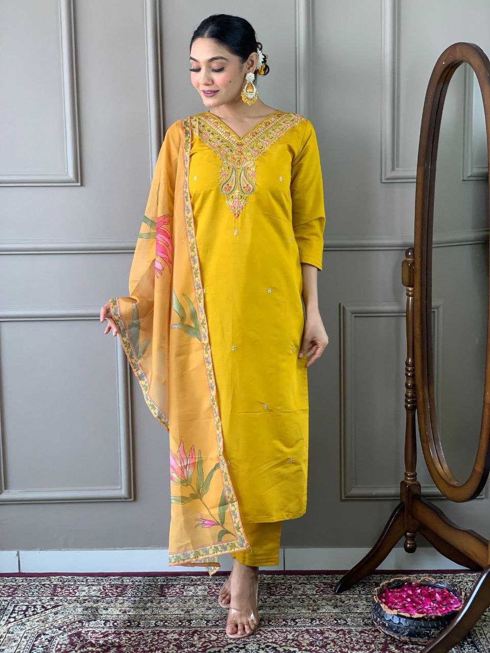 Suits & Dresses Wholesale Ladies Suits Chanderi Suit Designer Suits Manufacturer